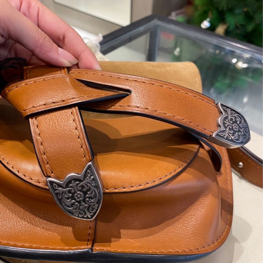 LOEWE Western系列 馬鞍包-7