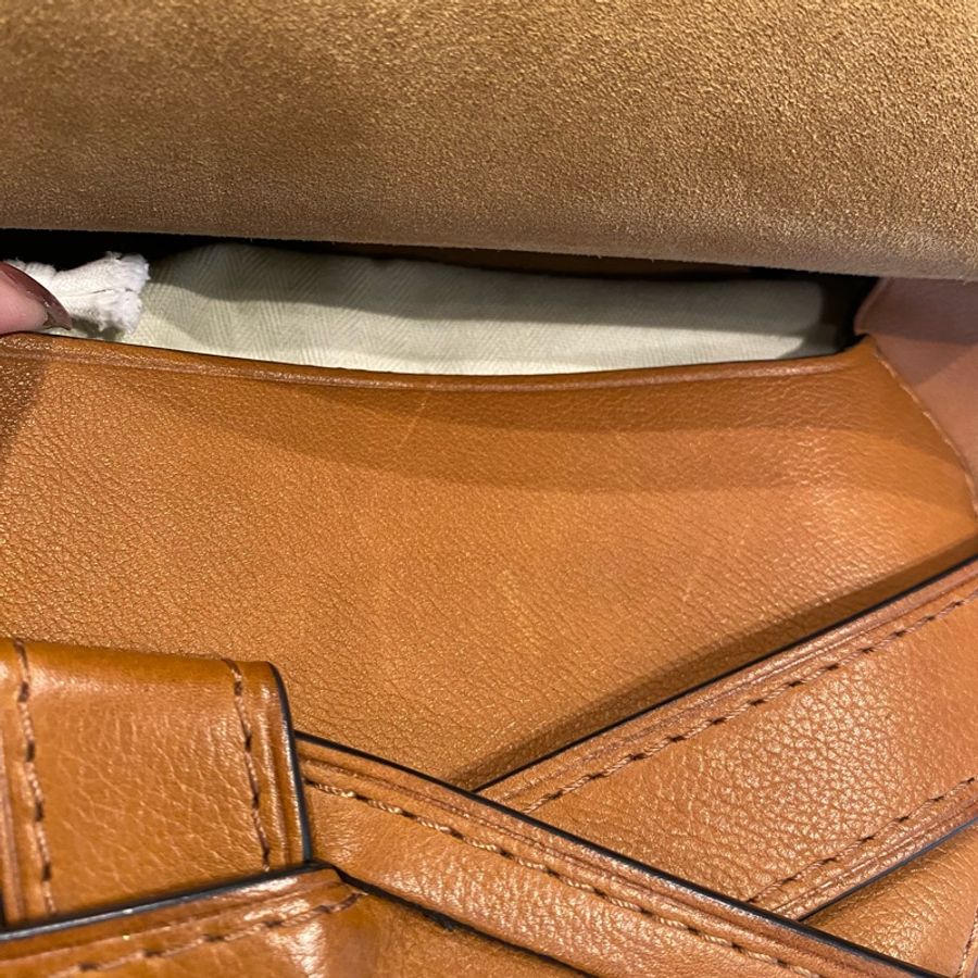 LOEWE Western系列 馬鞍包-10