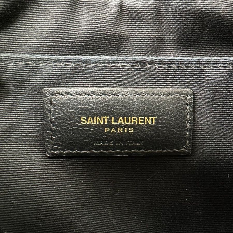 YSL LOU絎縫皮革流蘇相機包-7