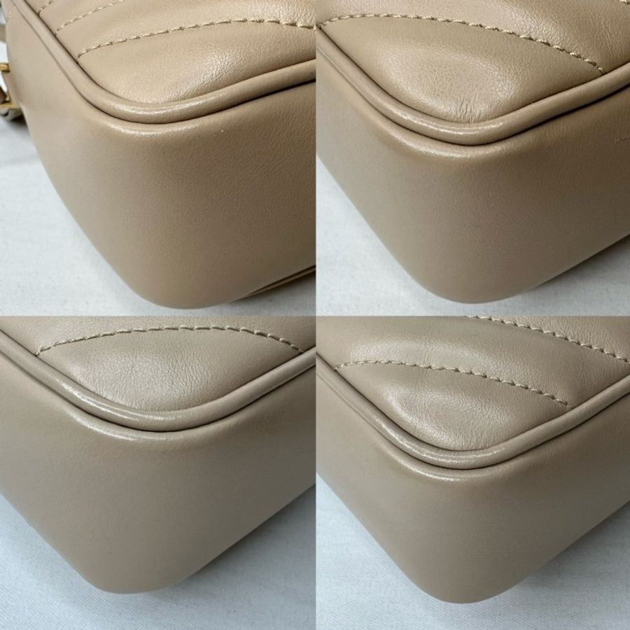 YSL LOU絎縫皮革流蘇相機包-11