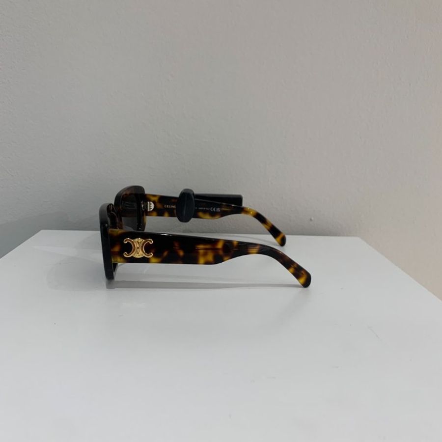 Celine CL40216經典款 玳瑁色凱旋門太陽眼鏡 全新全配-5