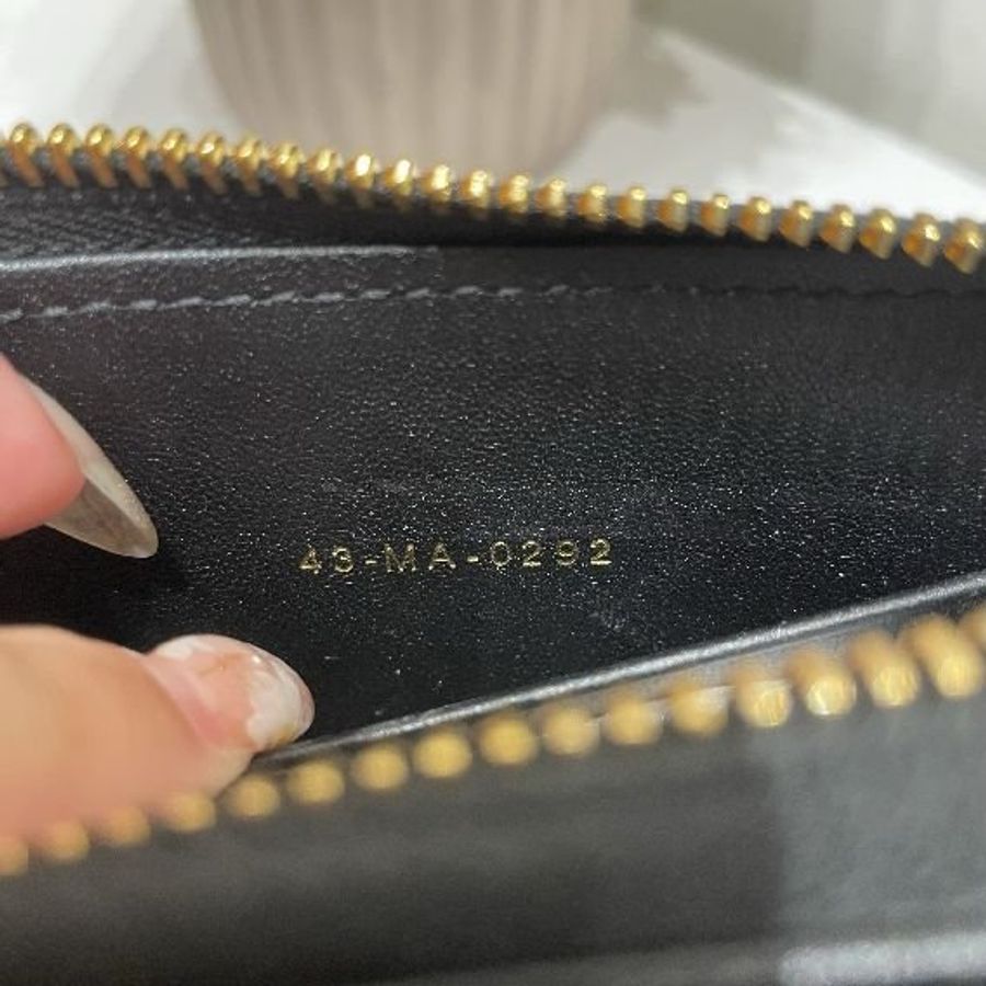 DIOR CARO POUCH 斜背包 黑色金扣-4