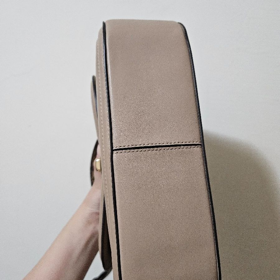 Coach marlie 奶茶金釦-6