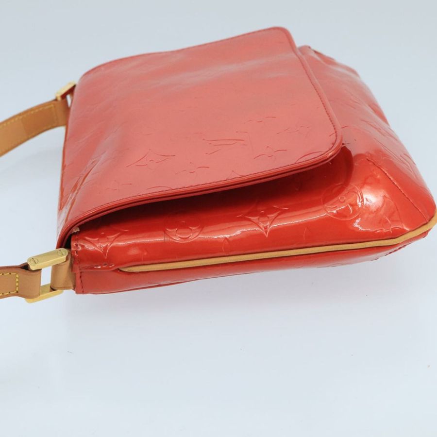 【日本直送】路易威登 Monogram Vernis Thompson Street 單肩包 紅色 M91094 正品 98973-3