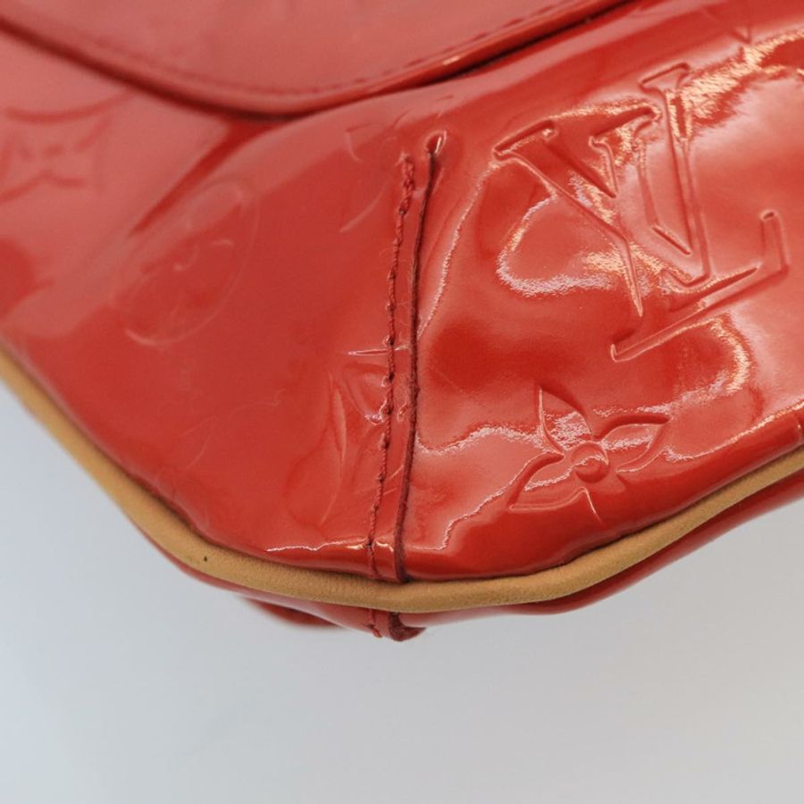 【日本直送】路易威登 Monogram Vernis Thompson Street 單肩包 紅色 M91094 正品 98973-15