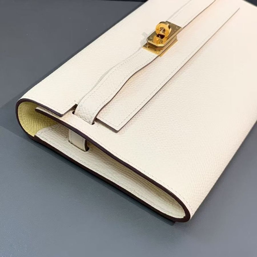 Hermes 愛馬仕 Kelly to go 奶昔白內拼小雞黃 Y 刻-4