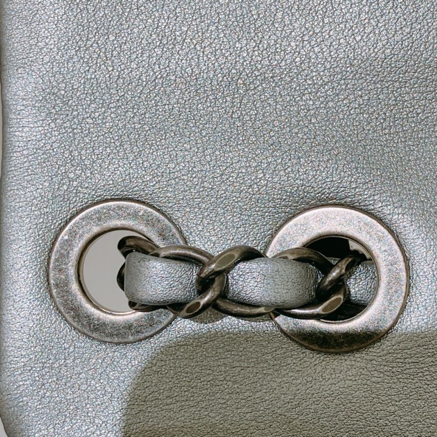 CHANEL 香奈兒金屬面小牛皮翻蓋包包METALLIC SYMBOLS FLAP BAG 22CM-16