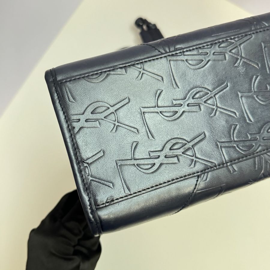 (極稀有 超好看!) YSL 聖羅蘭 壓印老花 手提包-18