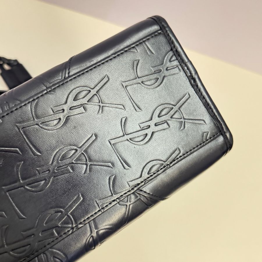 (極稀有 超好看!) YSL 聖羅蘭 壓印老花 手提包-20