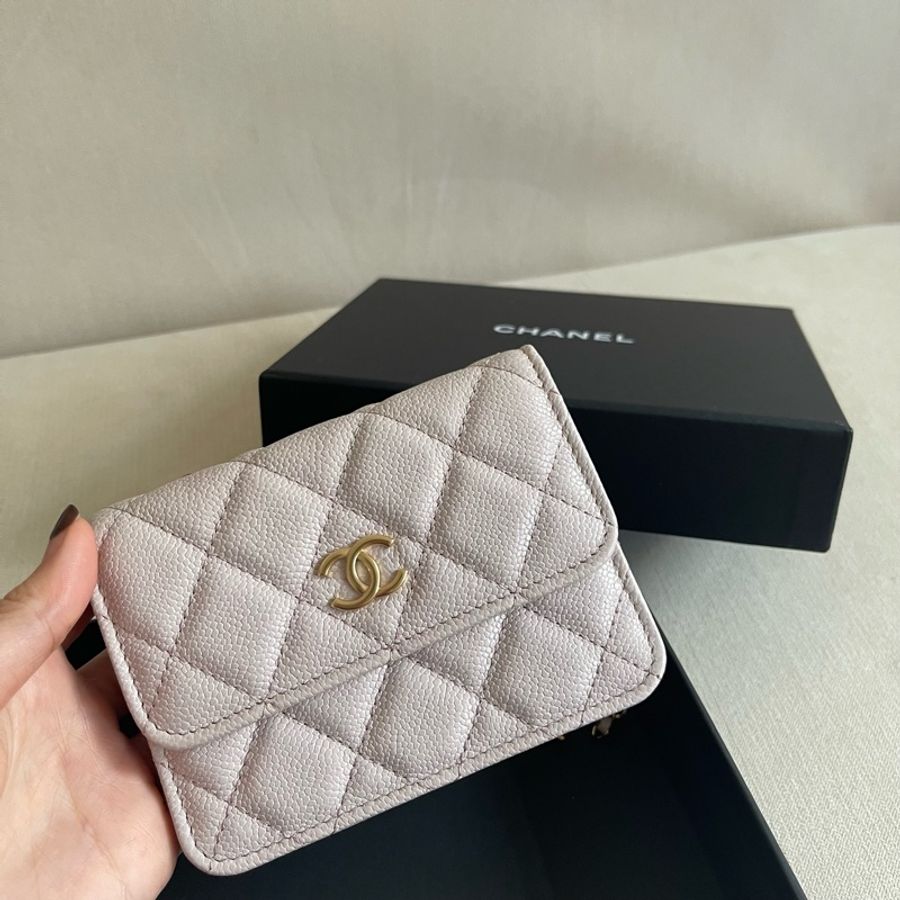 搬遷清貨 🖤 Chanel mini woc clutch with coco chain 淺紫-2