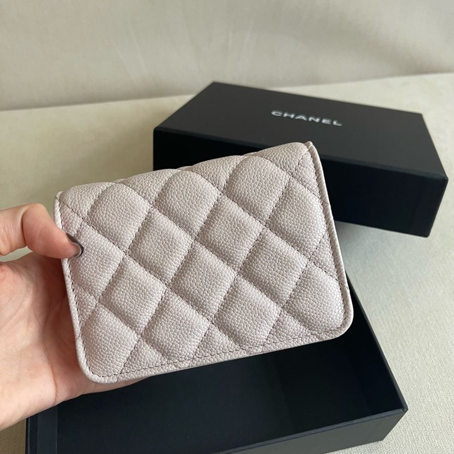 搬遷清貨 🖤 Chanel mini woc clutch with coco chain 淺紫-4