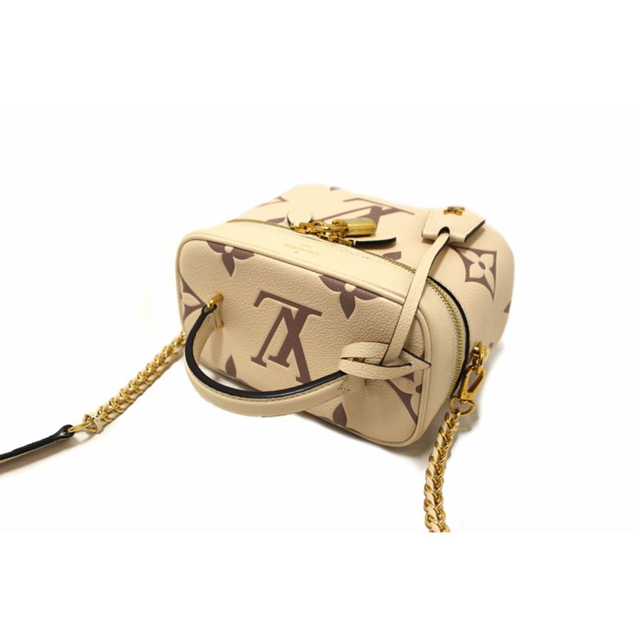 Louis Vuitton Beige Empreinte Monogram Leather Giant Vanity PM Shoulder Bag-6
