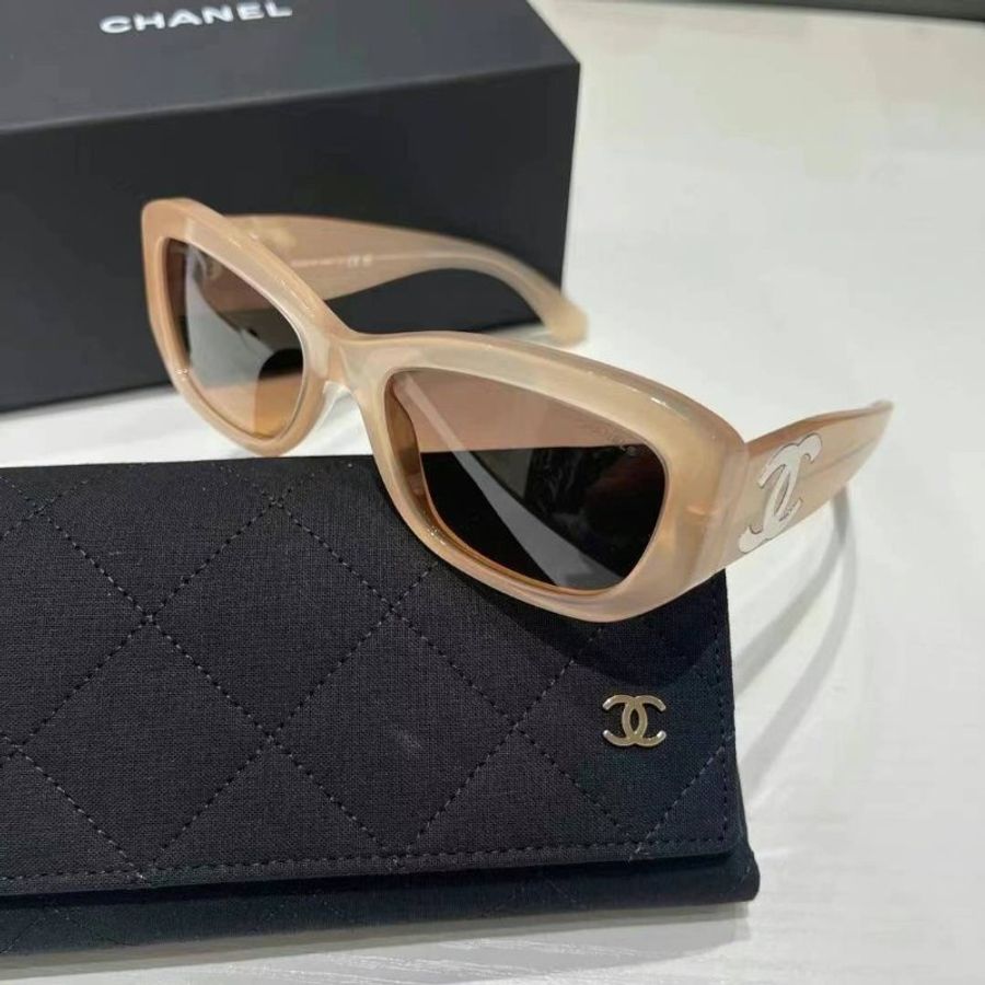 Chanel💗太陽眼鏡 CH5493 c173218 蜜桃色-2