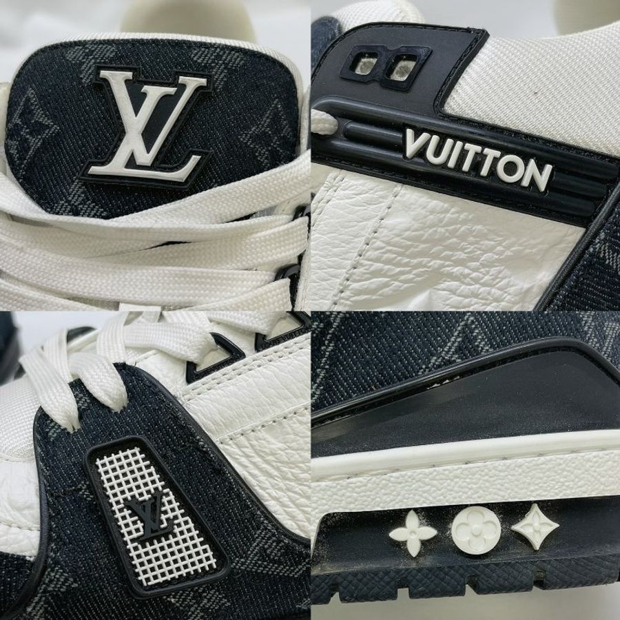 LV Trainer黑白熊貓運動鞋-6