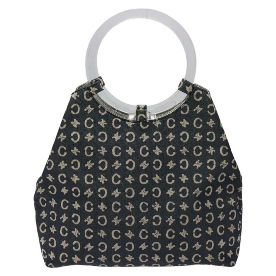 【日本直送】CELINE C Sulky Circle 肩背包 帆布 海軍藍 透明 正品 114765-12