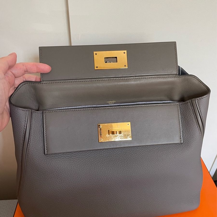 Hermes 2424 29cm Etain GHW-9