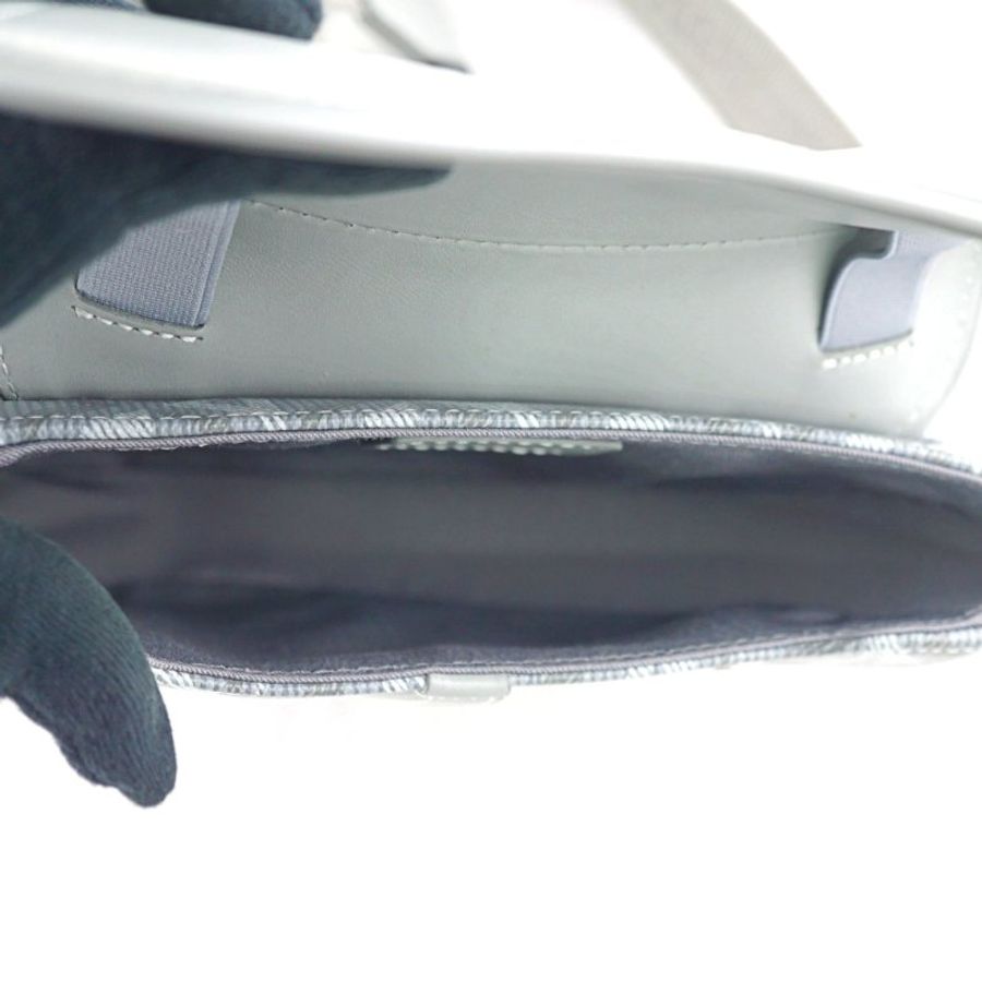 Dior Mini Saddle 灰色馬鞍腰包 斜背包-14