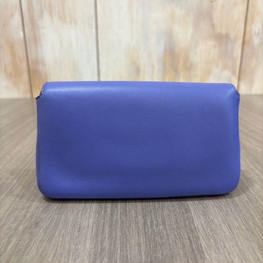 FENDI MICRO BAGUETTE 紫 毛怪 斜背包 手提包 肩背包 手拿包 相機包-1