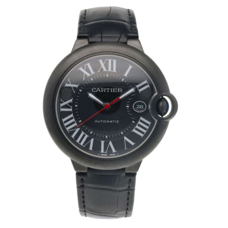 卡地亞 Ballon Bleu ADLC 塗層腕錶 不鏽鋼 3765 男款 CARTIER-7