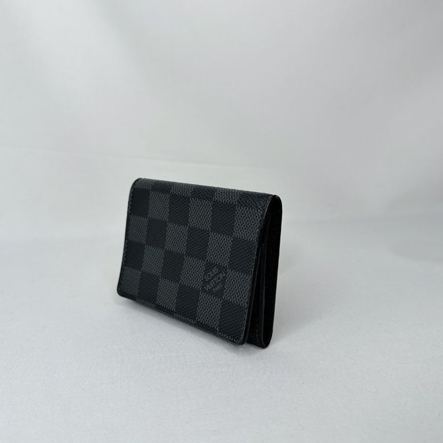 LV Enveloppe黑棋盤卡片套-2