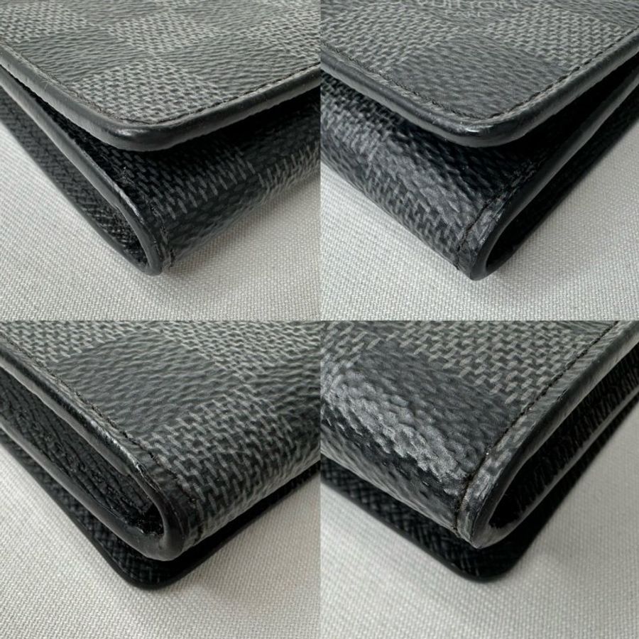LV Enveloppe黑棋盤卡片套-10