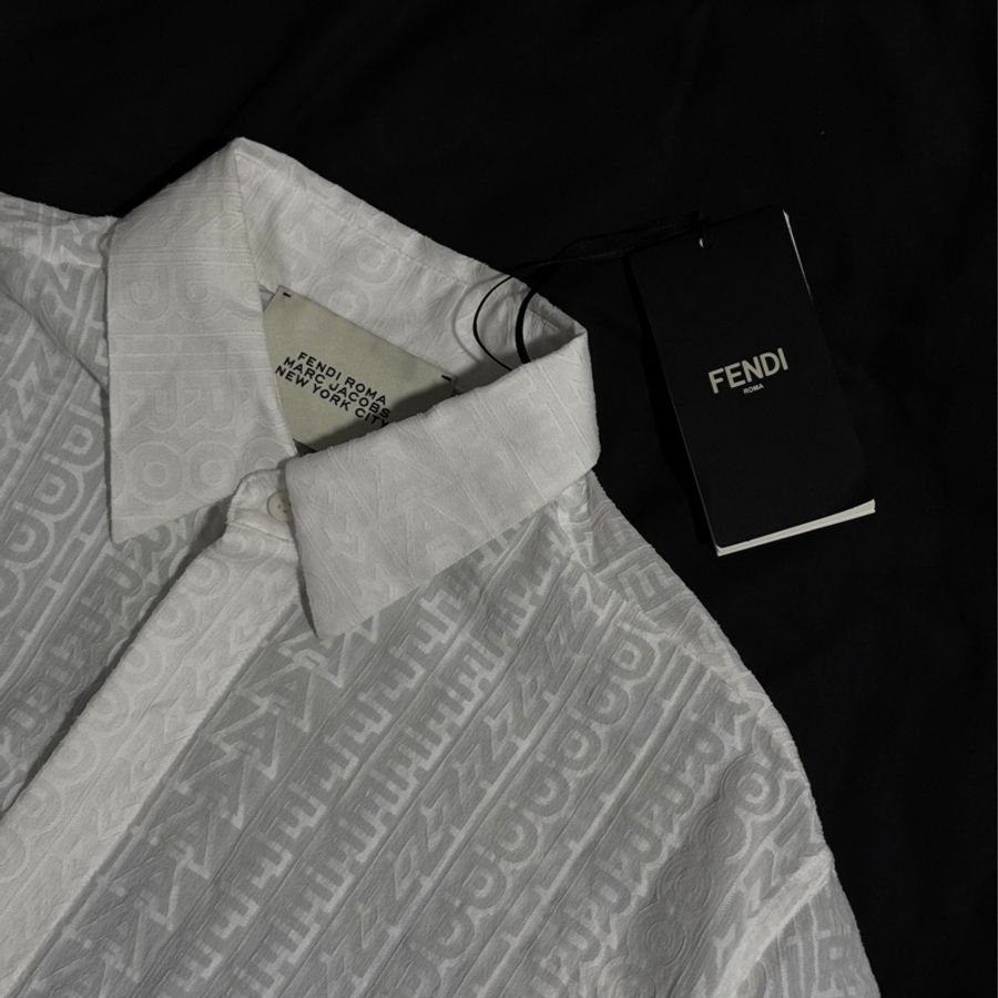 FENDI 男生短袖襯衫-0