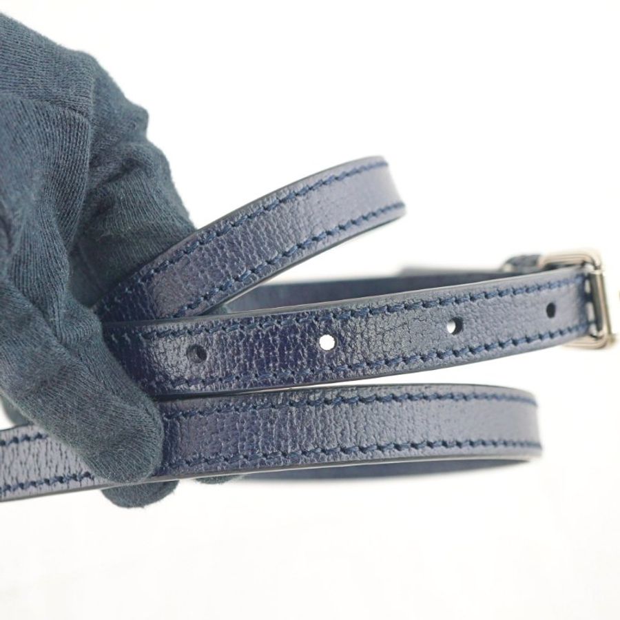 Gucci Mini Interlocking 深藍色迷你 手提包 斜背包 手機包 托特包-17