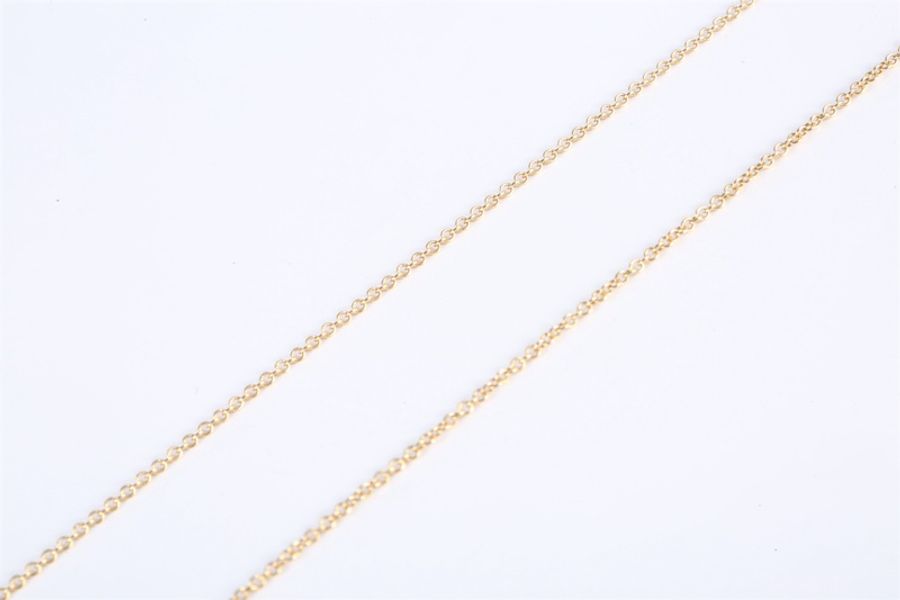 TIFFANY&CO(蒂芙尼) Tiffany T 微笑項鏈 mini 滿鑽 18K黃金/鑽石 項鏈 黃金 18K-3