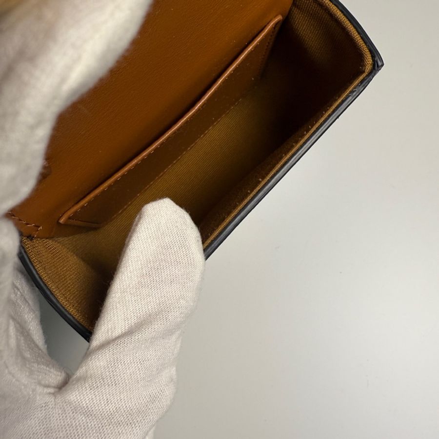 Celine Mini Triomphe 老花凱旋門金釦斜背包-8