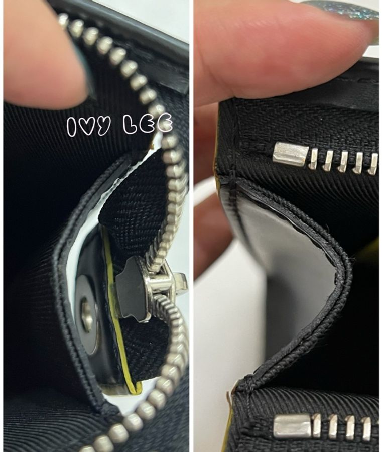 LOUIS VUITTON 黑棋盤格 彩色字 VOYAGE N60307 手拿包 二手精品-12