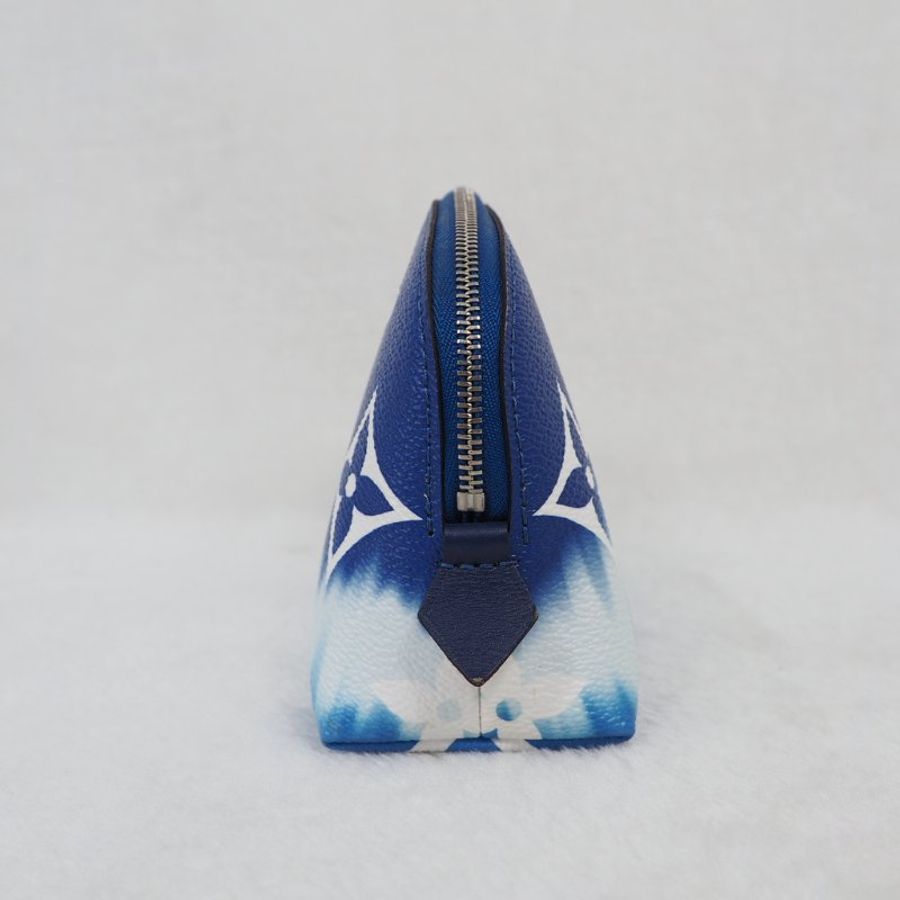 LOUIS VUITTON LV Cosmetic Pouch PM 路易威登藍色暈染化妝包 RFID-3