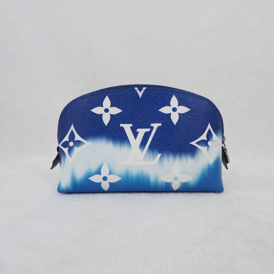 LOUIS VUITTON LV Cosmetic Pouch PM 路易威登藍色暈染化妝包 RFID-6