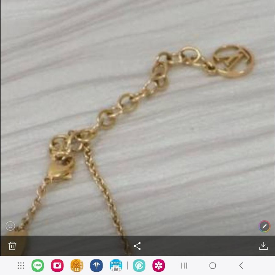 #LV超美 特殊款 #項鍊 超難找款式 戴上去你最特別-3