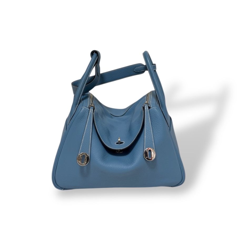 🍒Hermes Lindy30/Bleu Jean 3F250323-1-0
