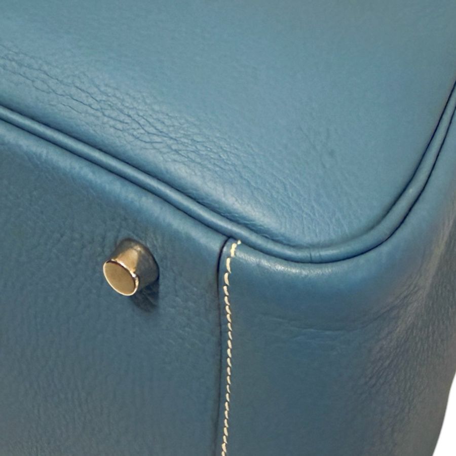 🍒Hermes Lindy30/Bleu Jean 3F250323-1-11