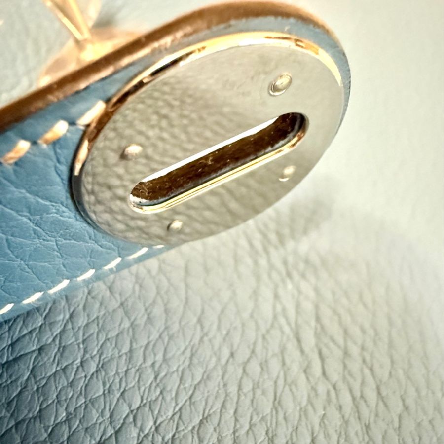 🍒Hermes Lindy30/Bleu Jean 3F250323-1-19