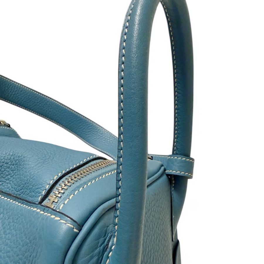 🍒Hermes Lindy30/Bleu Jean 3F250323-1-21