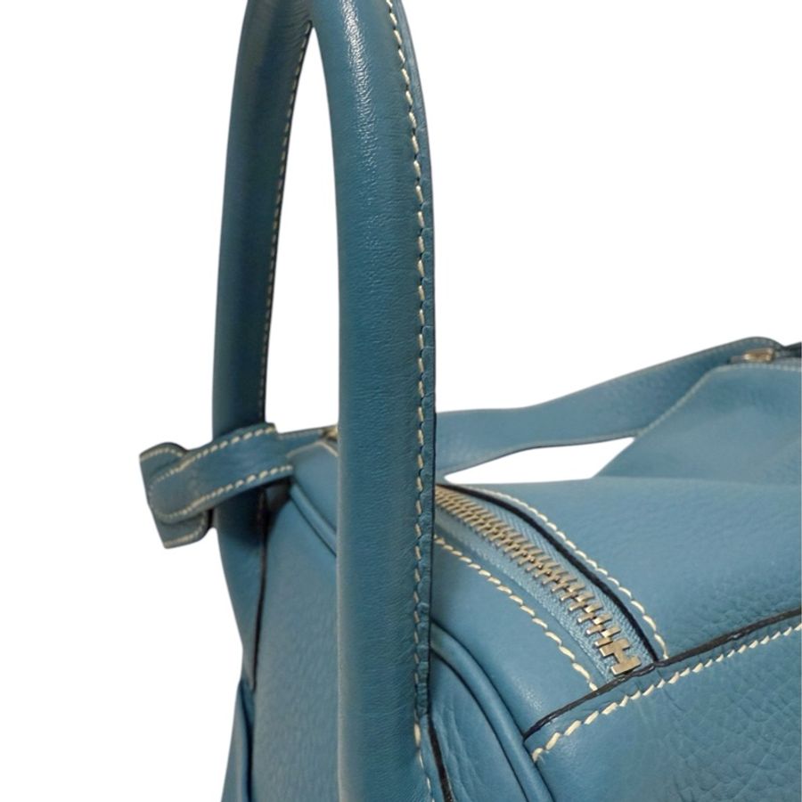 🍒Hermes Lindy30/Bleu Jean 3F250323-1-22