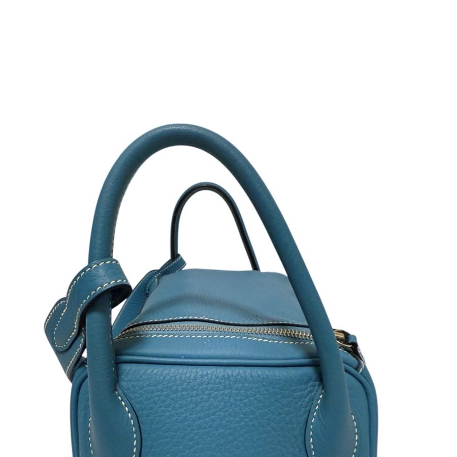 🍒Hermes Lindy30/Bleu Jean 3F250323-1-24