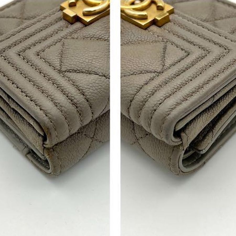 💝FuFu.Style ⟡.·* Chanel boy 短夾錢包皮夾-9