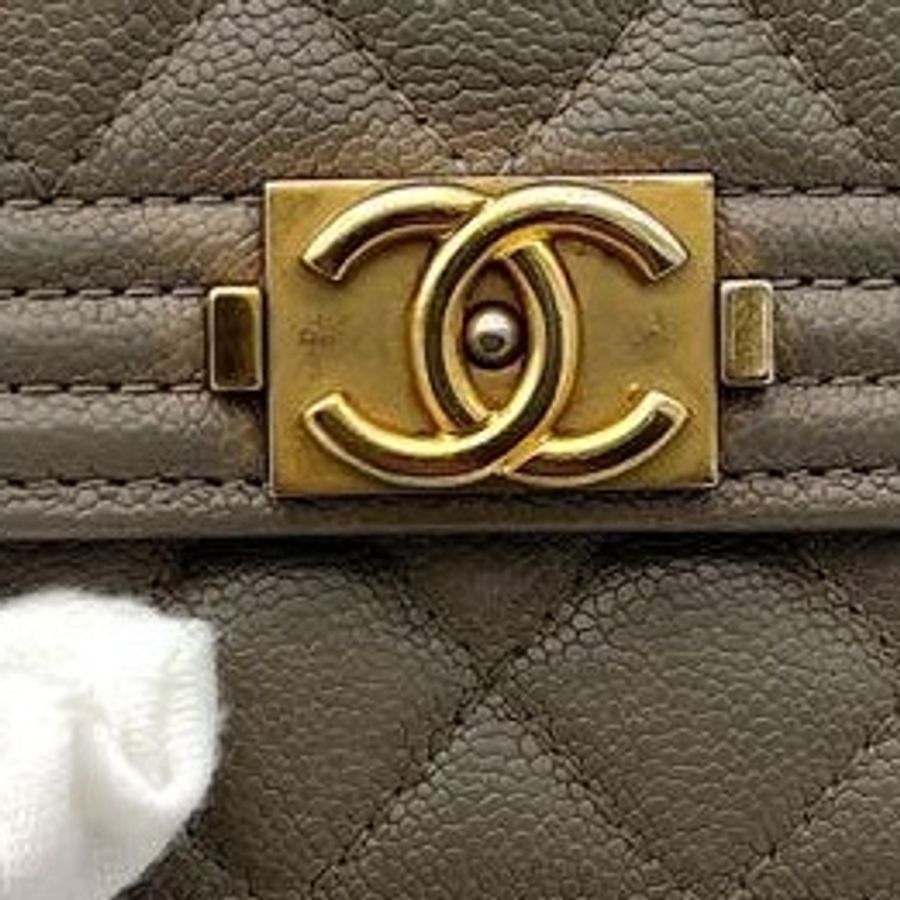 💝FuFu.Style ⟡.·* Chanel boy 短夾錢包皮夾-13