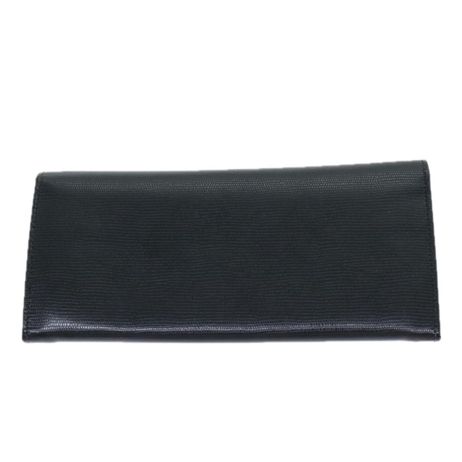 【日本直送】CELINE 黑色皮革長版皮夾 正品 81009-1