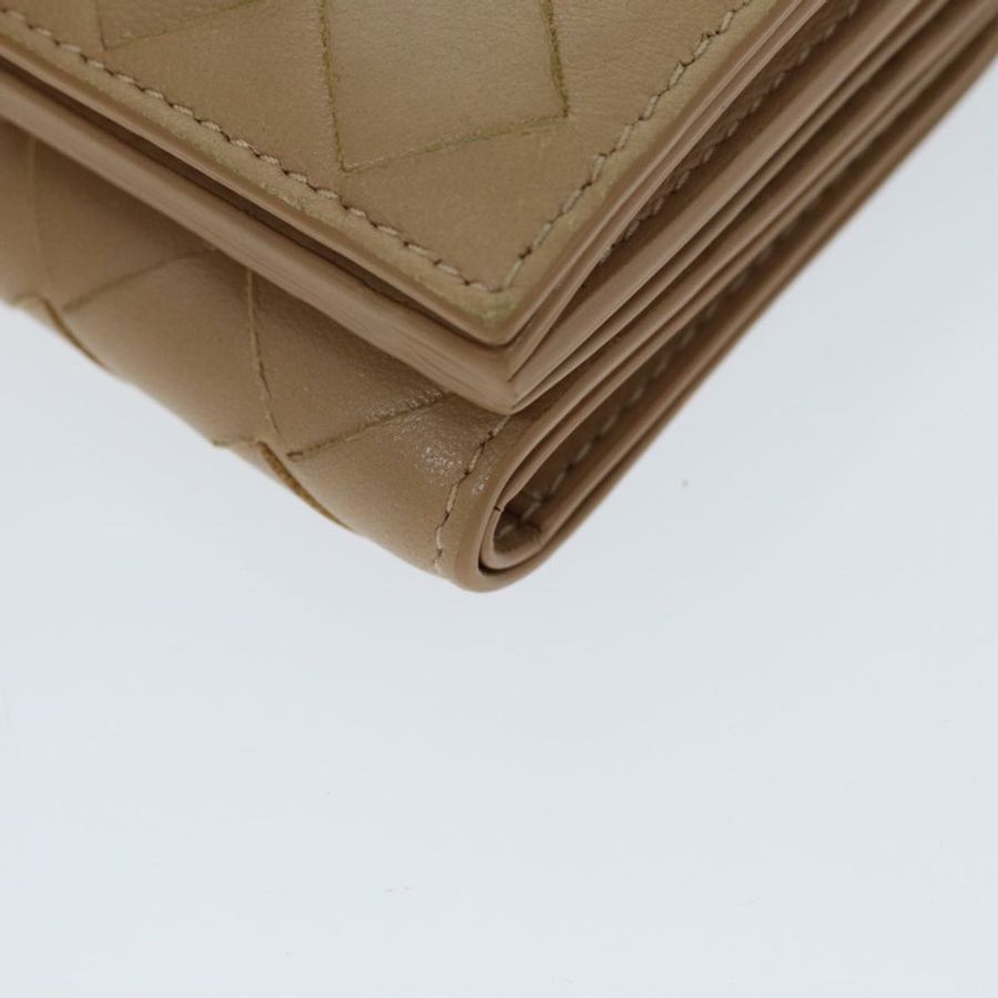【日本直送】BOTTEGA VENETA INTRECCIATO 小巧型皮夾 皮革 米色 正品 80983-6