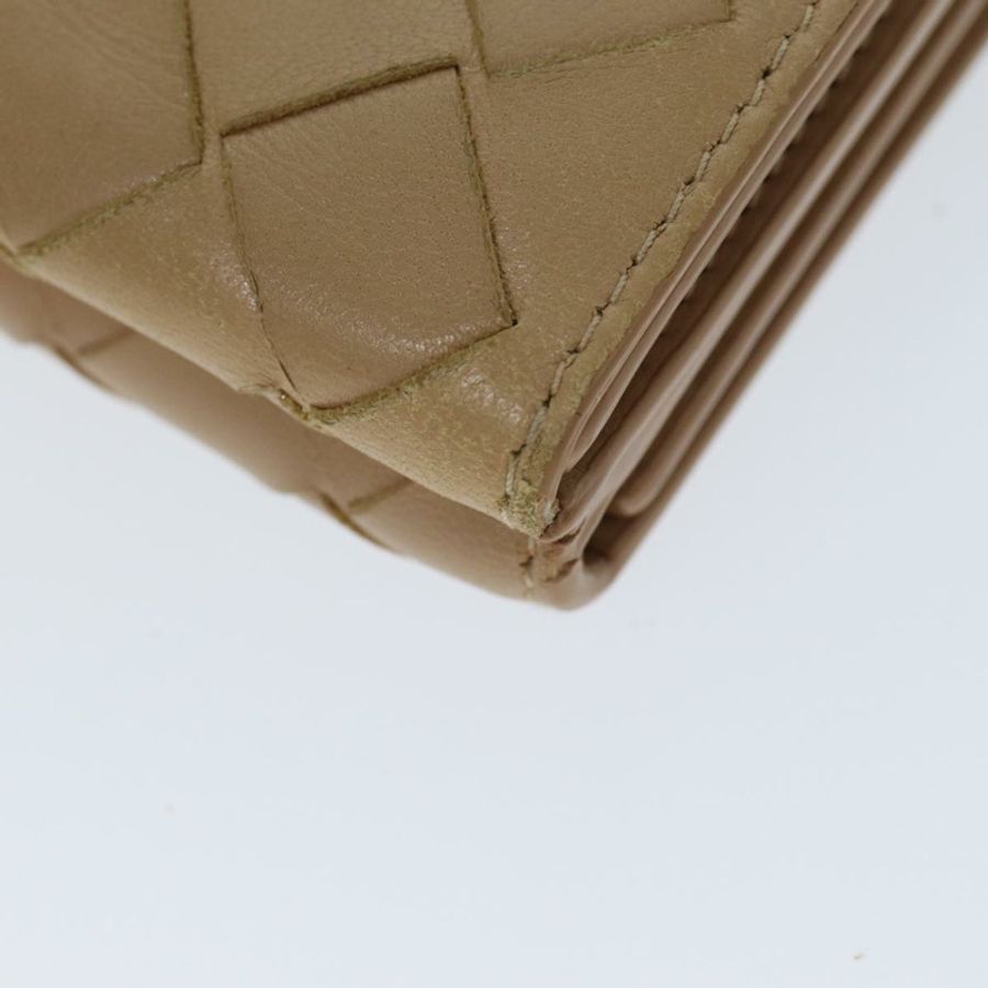 【日本直送】BOTTEGA VENETA INTRECCIATO 小巧型皮夾 皮革 米色 正品 80983-14