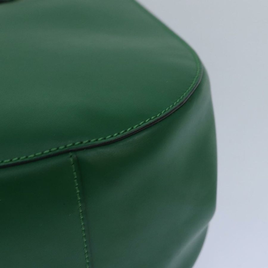 【日本直送】CELINE 皮革肩背包 綠色 金色 正品 81640-15