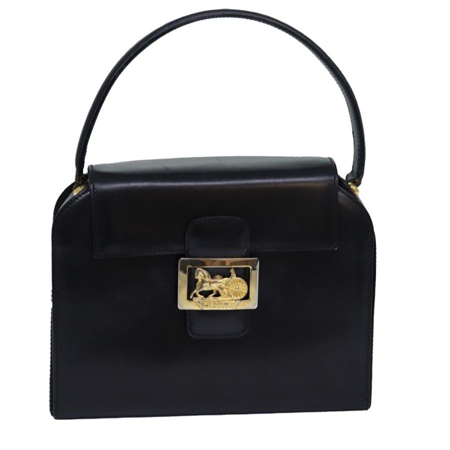 【日本直送】CELINE 手提包 皮革 黑色 正品 81636-0