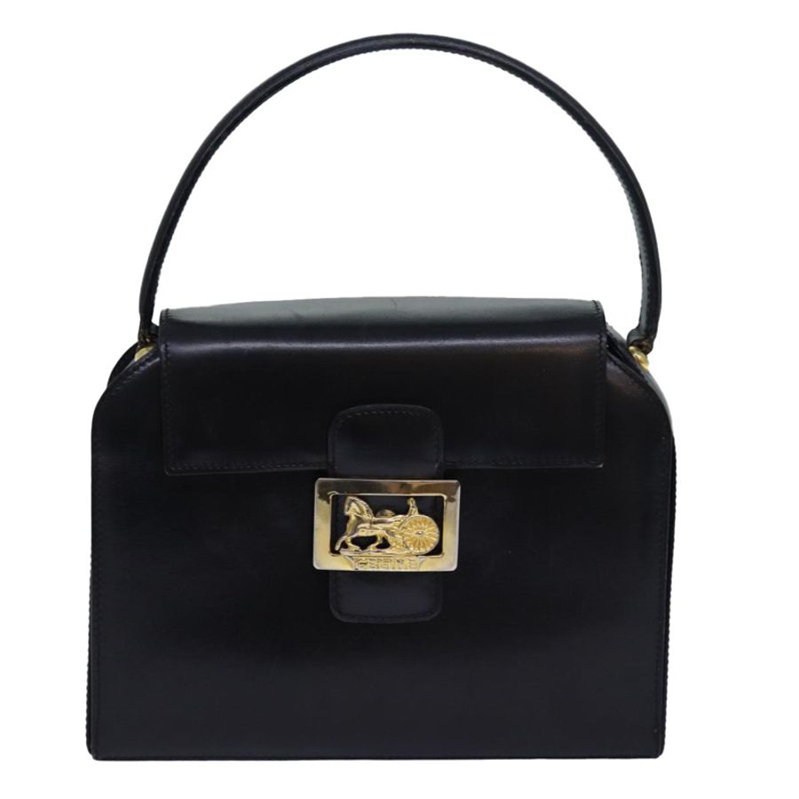 【日本直送】CELINE 手提包 皮革 黑色 正品 81636-12