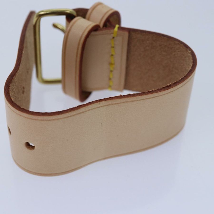 【日本直送】路易威登 Powanie 姓名標籤肩帶皮革套裝 米色 LV 正品 81023-23