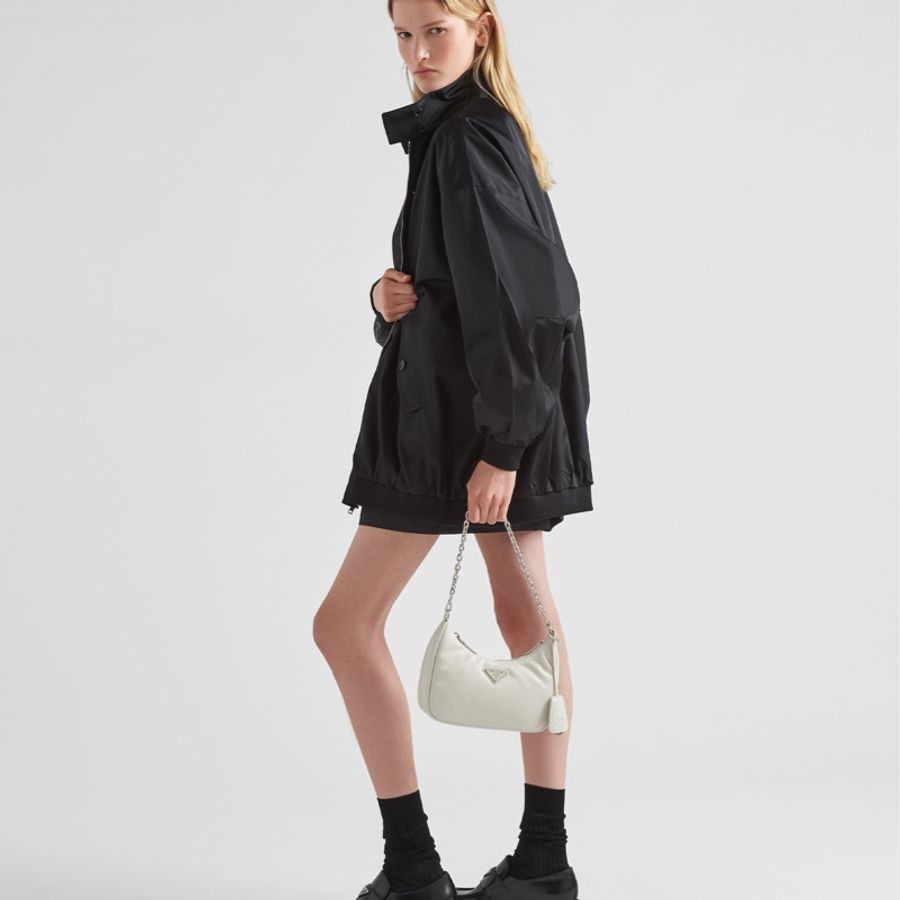 全新專門店正品 Prada Re-edition 2005 Hobo 三合一 3-in-1 小羊皮 軟皮 Padded 米白色 奶白色-2