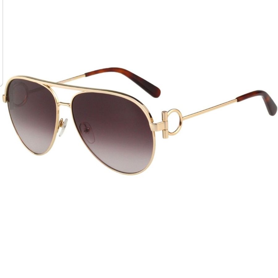 Salvatore Ferragamo 太陽眼鏡(金色-0